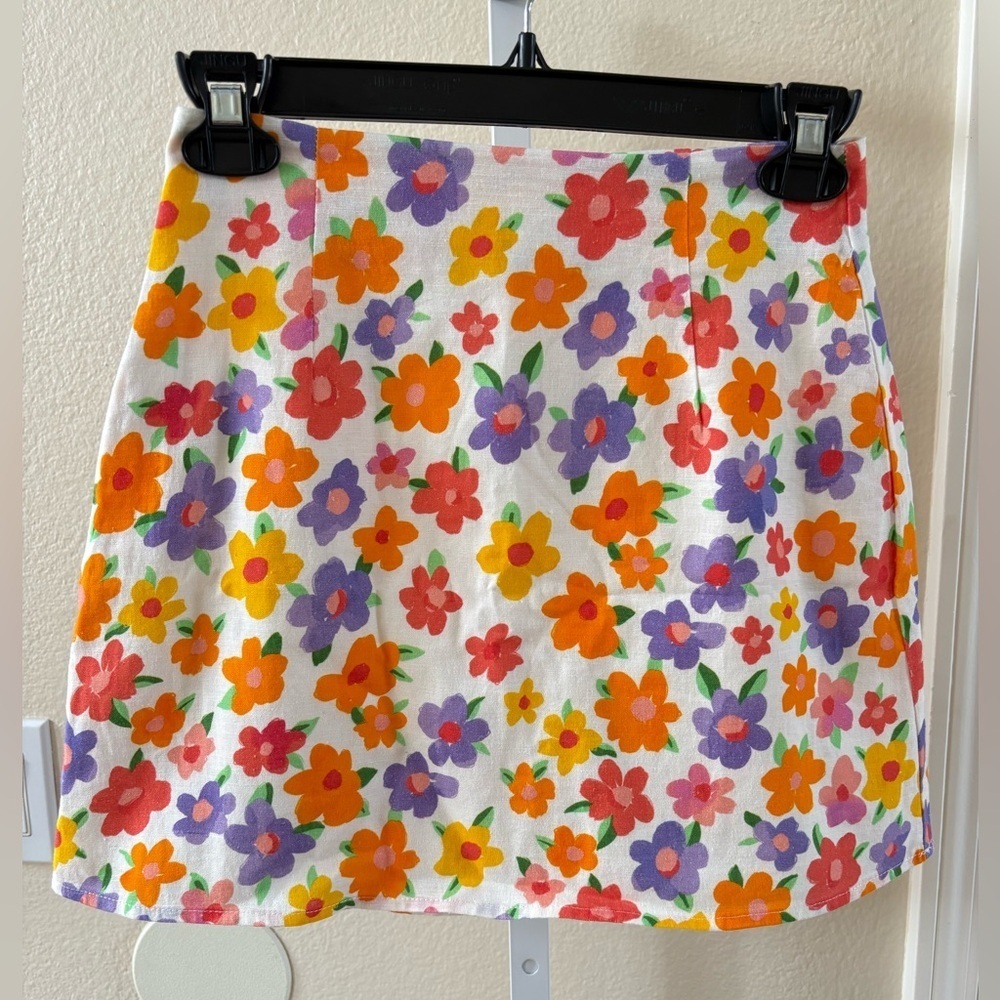 NWOT - Peppermayo Spring Days Linen Mini Skirt - Size 0 - Picture 5 of 6
